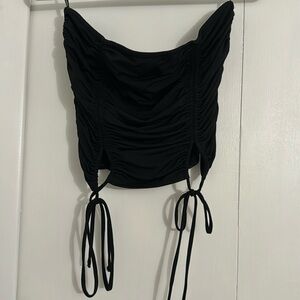 Black concert tube top
